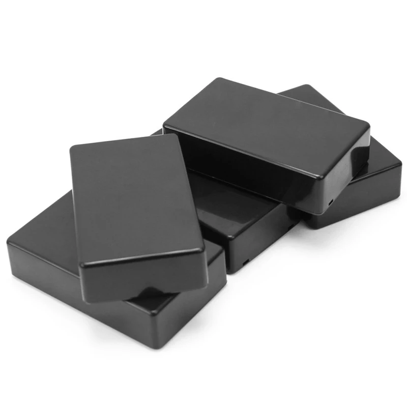 Vroče 5 Kos Črna Plastika Elektronske Projekta Box Ohišje Instrumenta Primeru 100x60x25mm