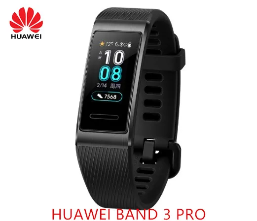 Najnovejši Huawei Pas 3/Pas 3 Pro je Vse-v-Enem Fitnes Dejavnosti Tracker,5ATM vodoodpornost za Kopanje Srčni utrip vgrajen GPS+NFC