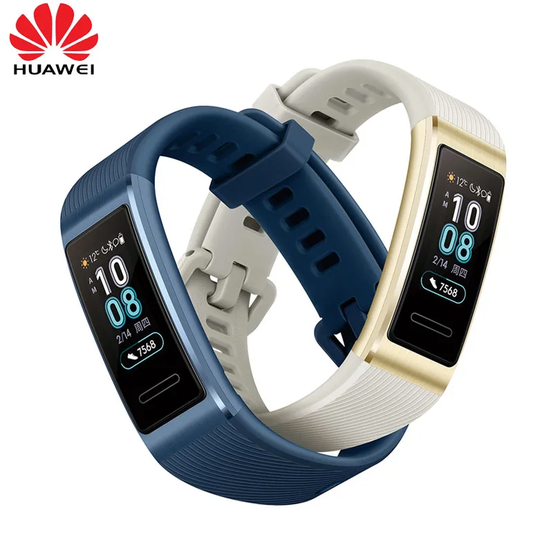 Najnovejši Huawei Pas 3/Pas 3 Pro je Vse-v-Enem Fitnes Dejavnosti Tracker,5ATM vodoodpornost za Kopanje Srčni utrip vgrajen GPS+NFC