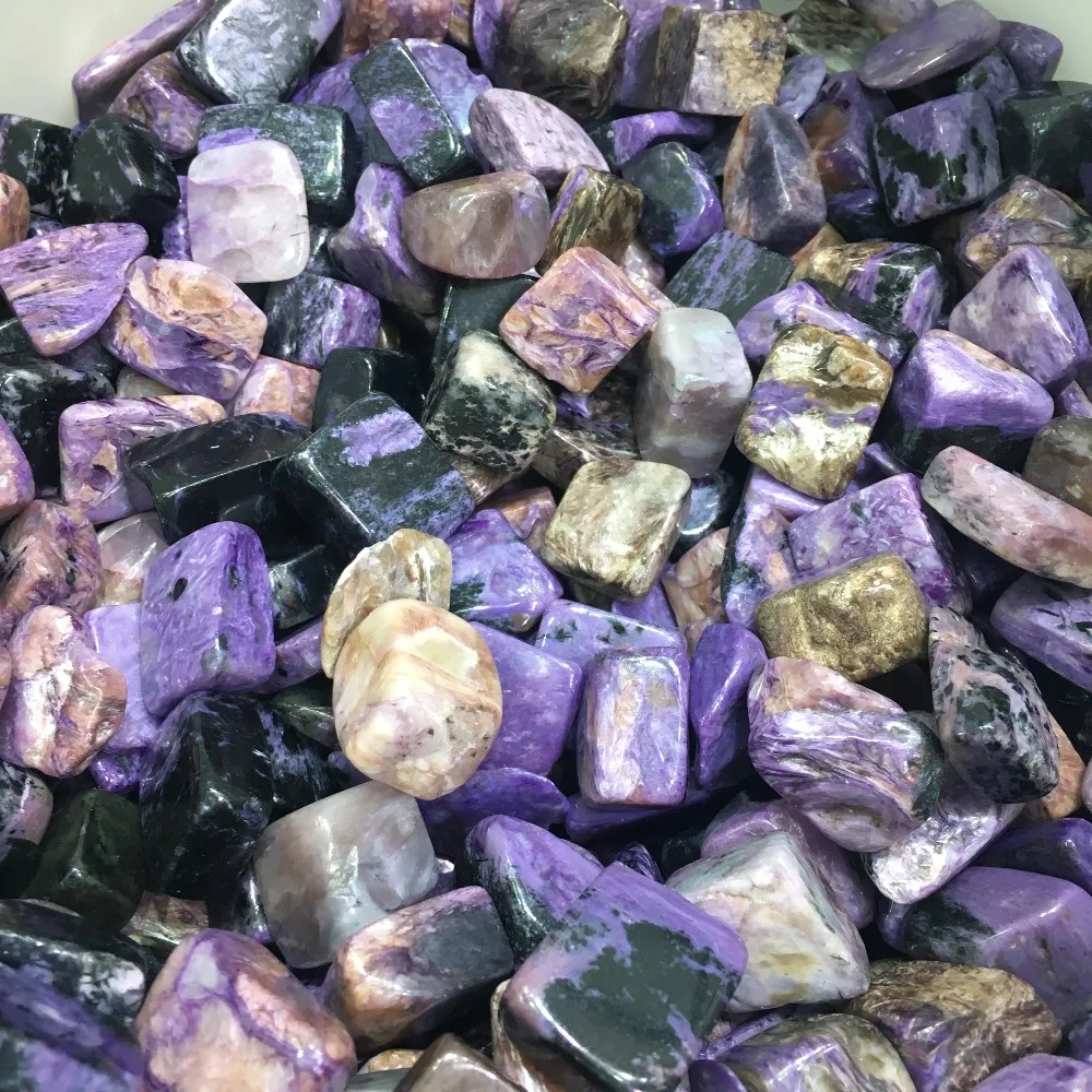 200 g Naravnih Charoite zdravljenje kristalno vijolično charoite padle kamna