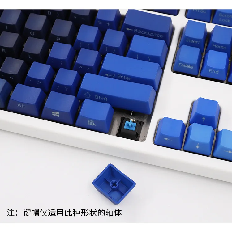 104-Ključ Keycap Dip PBT Strani Vgravirano OEM Mehanske Tipkovnice Keycap Blue Sadje Zelena Rdeča Zen Češnja Gred Keycap (Ni Tipkovnici)
