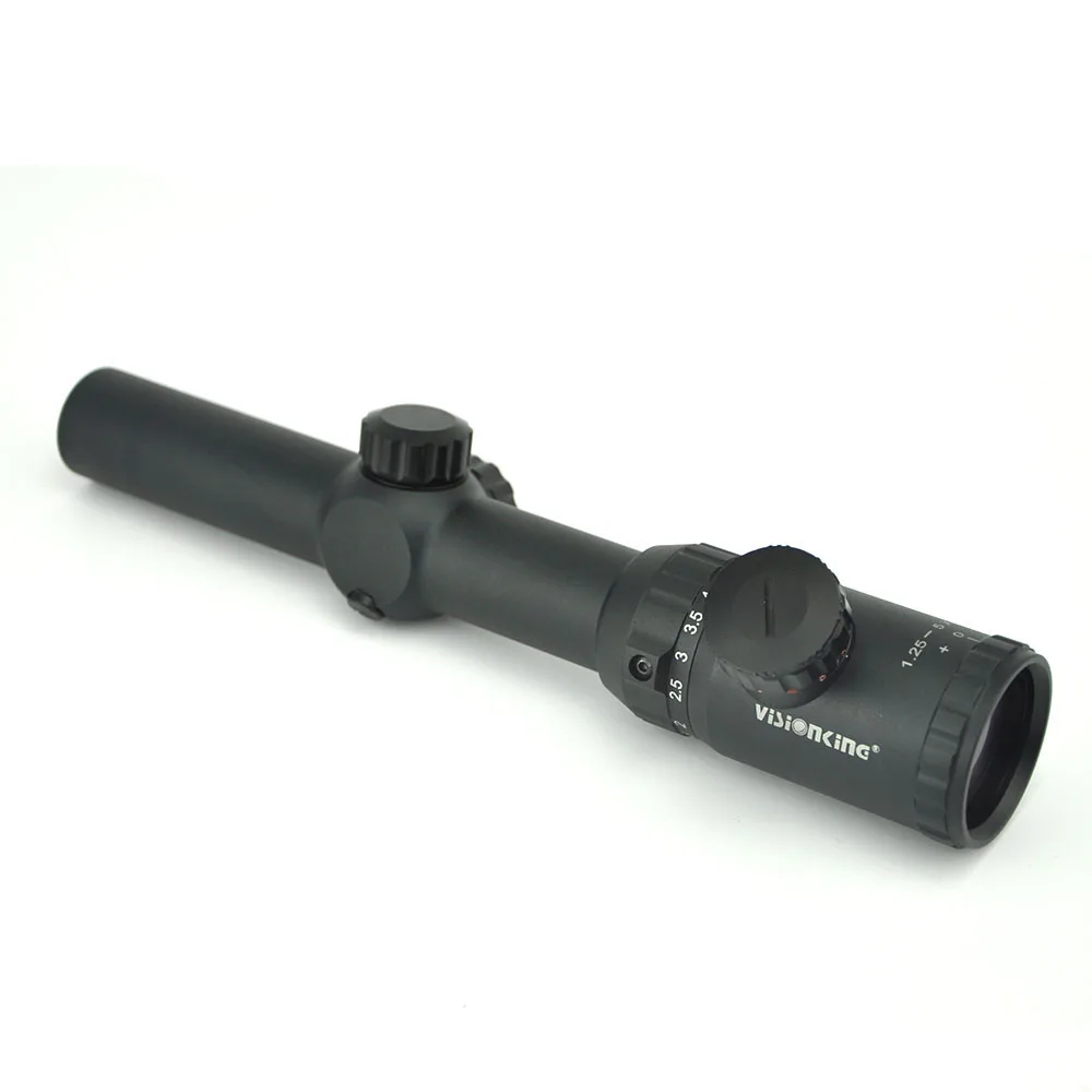 Visionking 1.25-5x26 Lov Riflescope Primerni Za.223 AR15 M16 Tri Pin Reticle Riflescope Za Lov s Puško Ostrostrelec Področje uporabe
