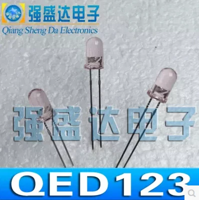 20Pcs QED123 Infrardeče emisije cev 5MM valovna dolžina 880nm DIP-2