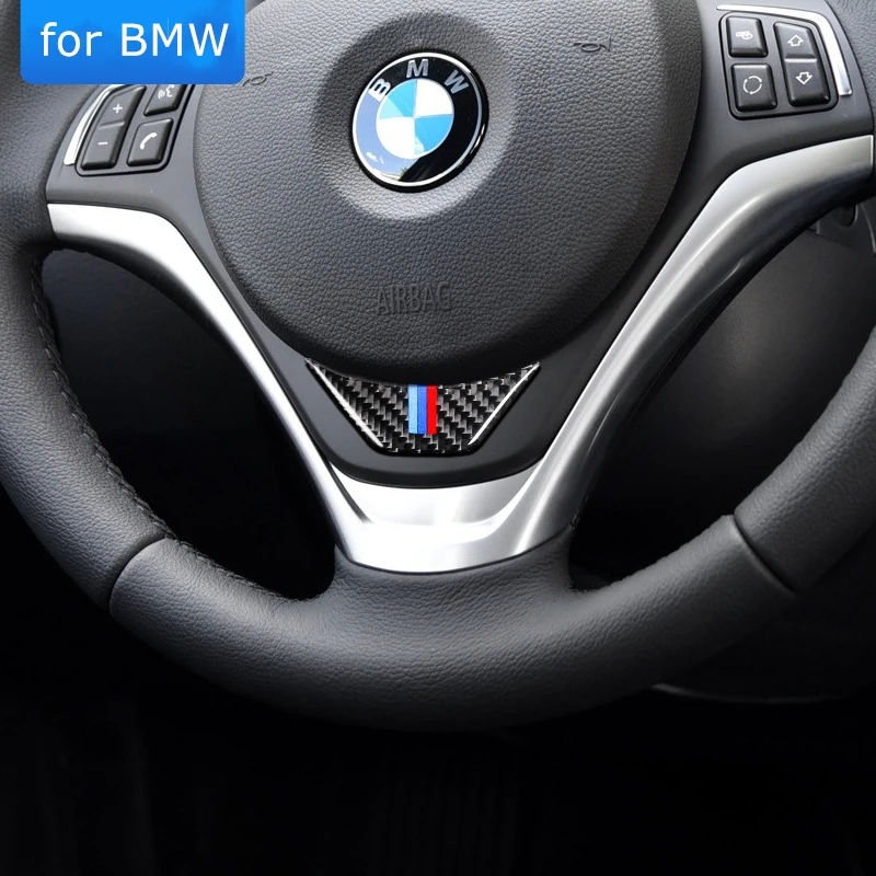 Za BMW X1 (E84 Avto Volan Nalepke M trak Emblem Nalepke za obdobje 2011-Ogljikovih Vlaken Trim Avto Styling M Športna Oprema