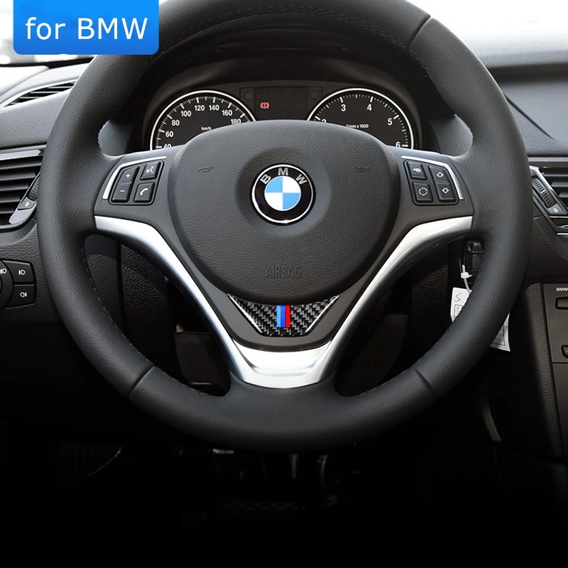 Za BMW X1 (E84 Avto Volan Nalepke M trak Emblem Nalepke za obdobje 2011-Ogljikovih Vlaken Trim Avto Styling M Športna Oprema