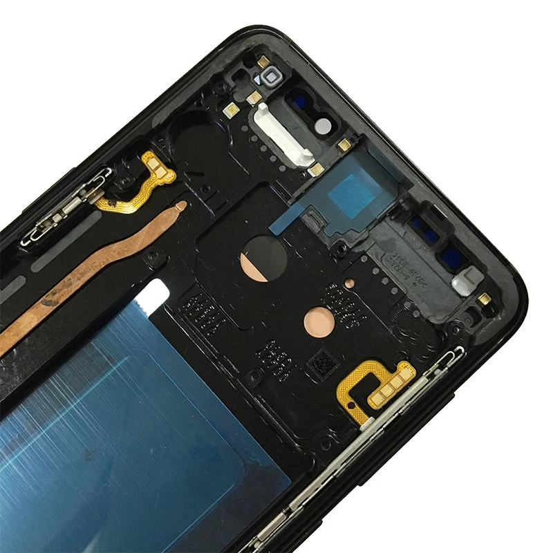 Original S9 LCD zaslon Za Samsung S9 Plus Zaslon LCD Zaslon na Dotik Z Okvirjem Zbora Za Galaxy S9 SM-G960F G965F Zaslon Črno Piko
