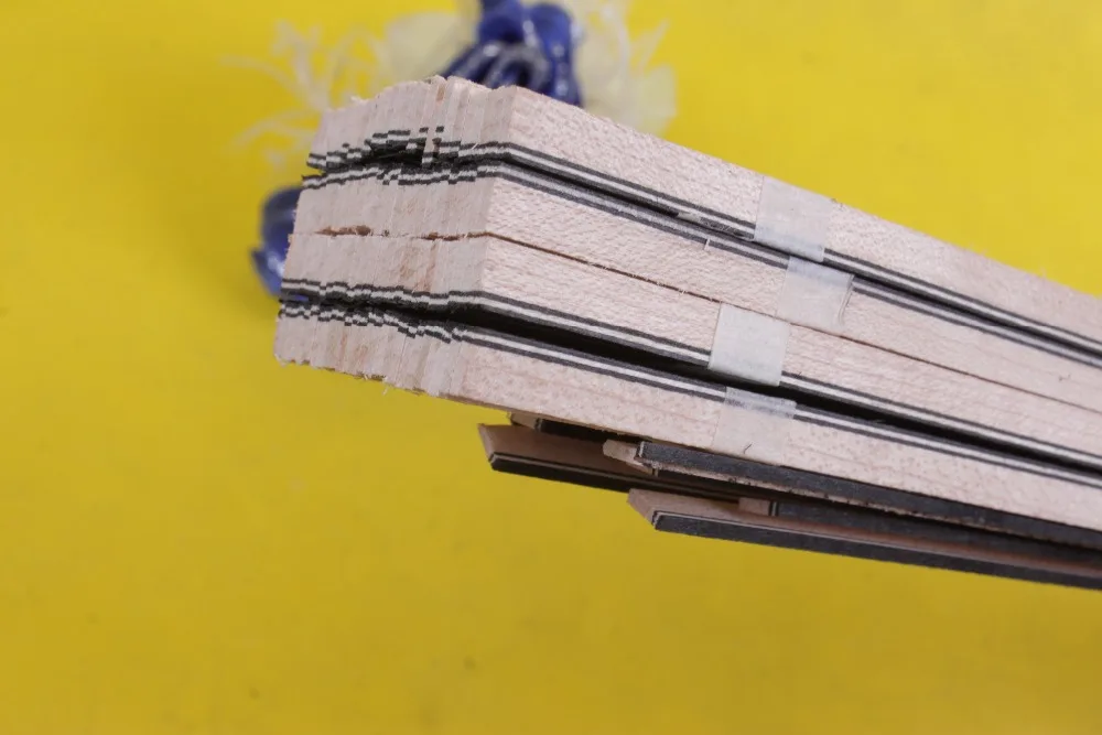 Yinfente 25x Kitara Zavezujoče Podolgovat Organ Projekta Purfling Trakovi Kitara delov iz Masivnega lesa podolgovat 810 x 6 x 1,5 mm #30-94