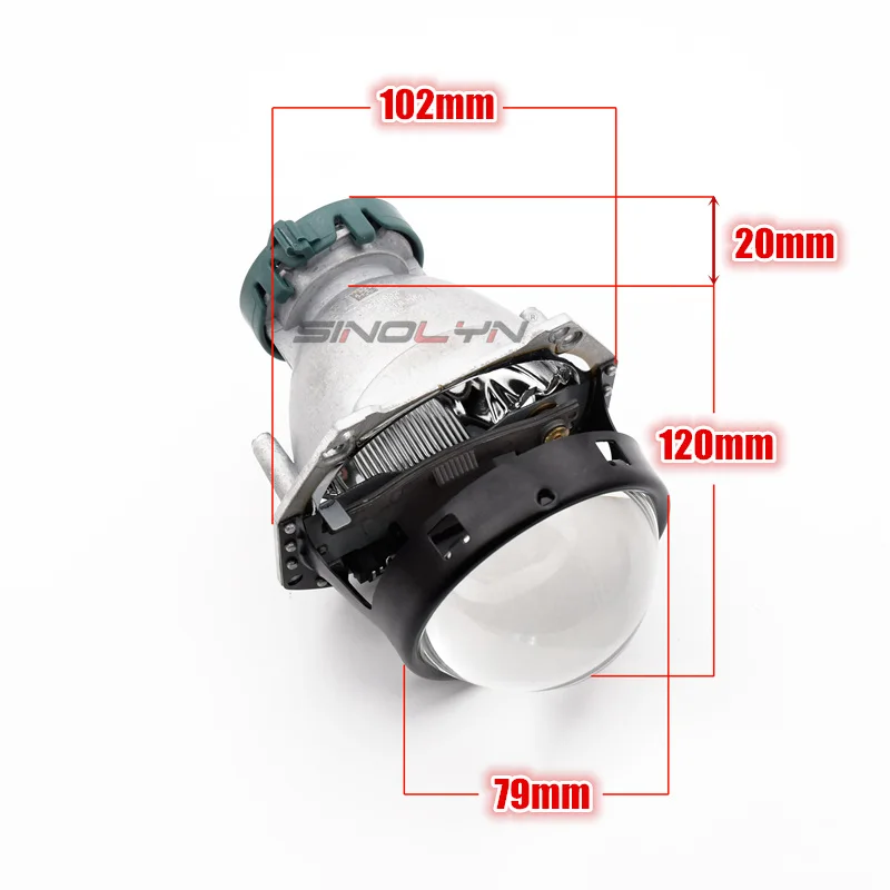 Sinolyn Projektor Objektiv Za Ford Mondeo Mk4 Hella 3R G5 Objektiv Z Okvirjem Bi Xenon Žarometi Objektiva Uporabite D2S D1S D3S D4S LED HID Žarnica