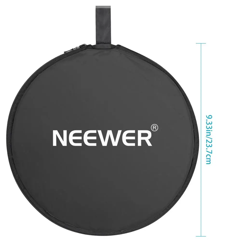 Neewer 50 cm Zložljive Odsevnik 5 v 1 Multi Disc Foto Reflektor za 19,6 palčni Prenosni Krog Svetlobe Difuzor Fotografija
