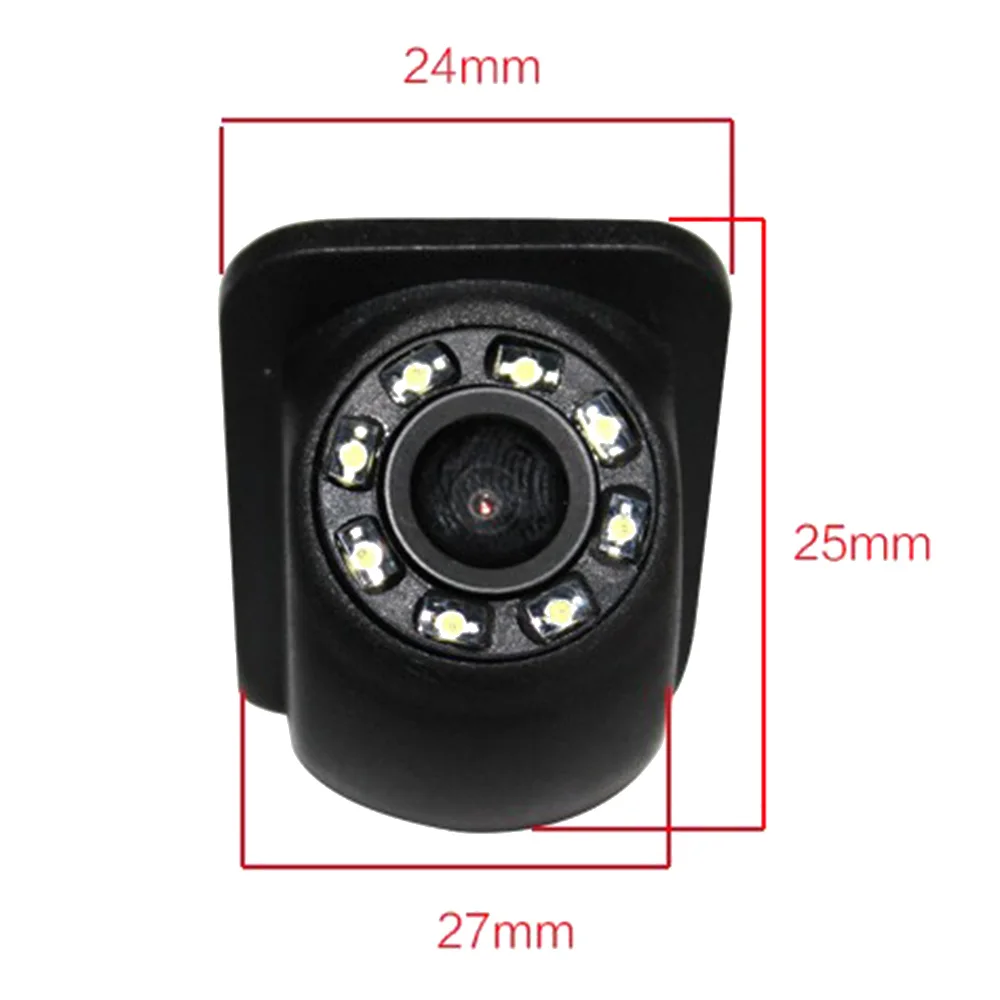 Universal 8 LED Luči Backup Parkiranje Pomoč HD CCD Avto Pogled od Zadaj Fotoaparat / Kamera na Sprednji strani Obliki Noč za avto