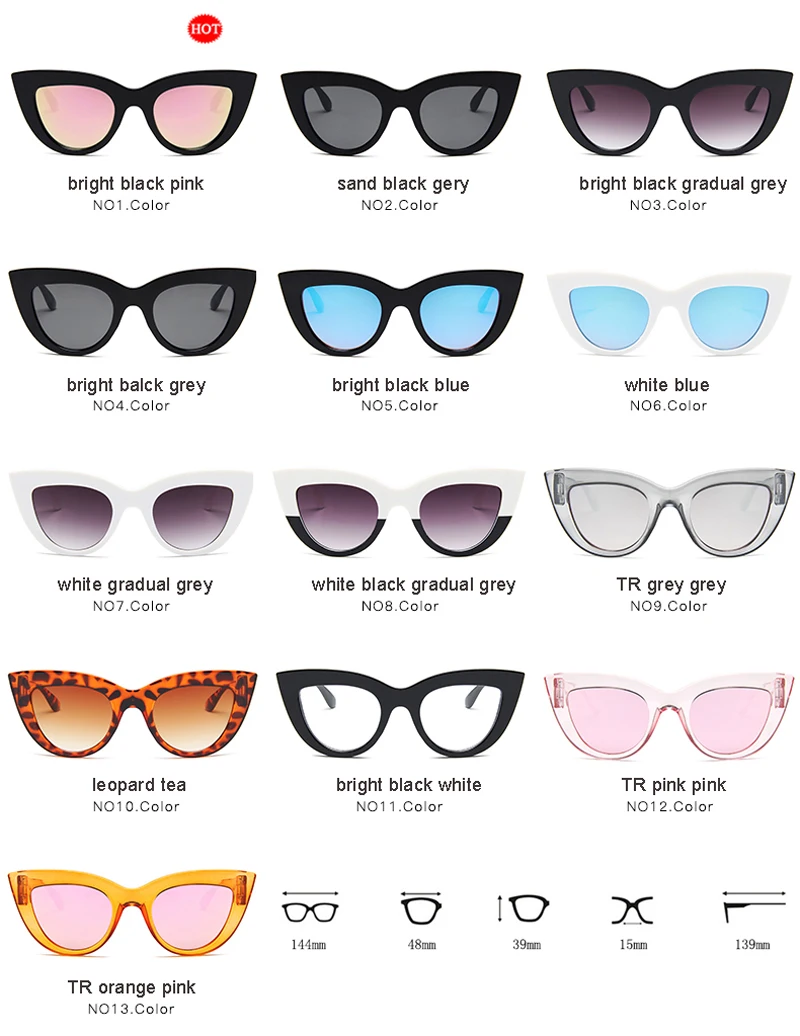 LongKeeper Vintage sončna Očala Ženske Mačka oči Sunglass Retro sončna očala Ženska Roza Ogledalo Očala