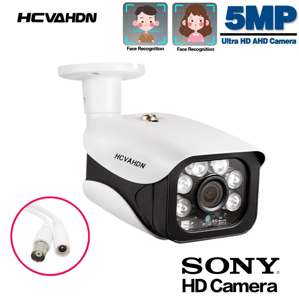 Nova Super HD 5MP AHD Analogni Fotoaparat Nepremočljiva 6pcs IR LED Varnostne Kamere AHD-5mp Sistem Video Nadzora Z Nosilcem