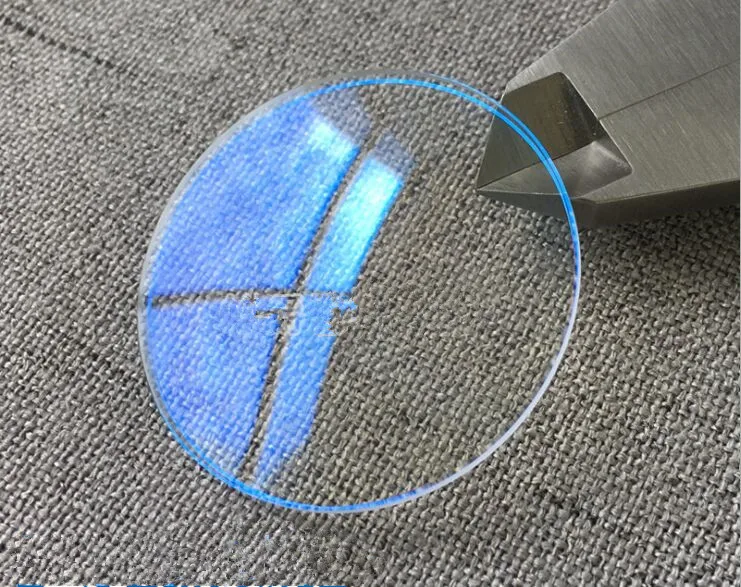 Brezplačna Dostava 1pc 2,0 mm Debele Mineralne Stekla Z AR Modro Kristalno Prevleko 30~za 38,5 mm Velikost