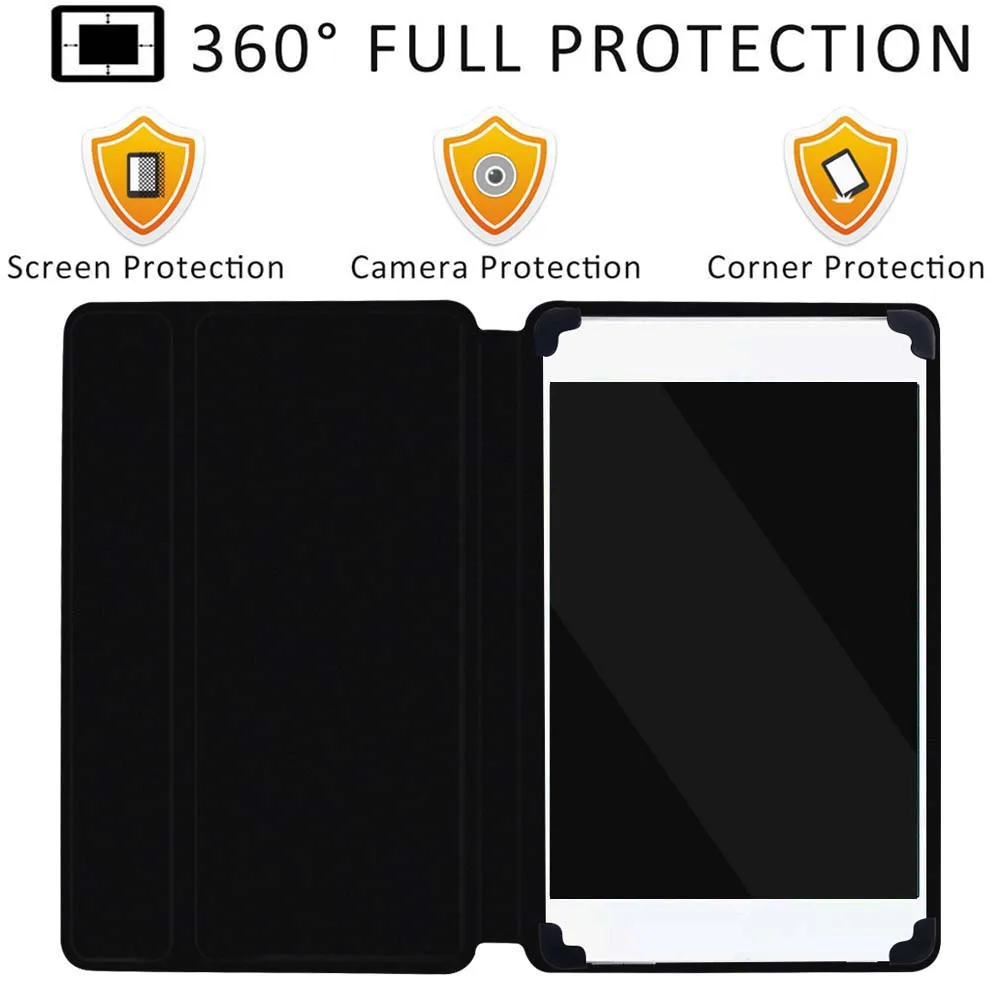 Univerzalni Tablični Primeru za Huawei MediaPad T1 T2 T3 T5 Anti-jesen/Shockproof Tablet PU Usnja Kritje Primera +prosti Pero