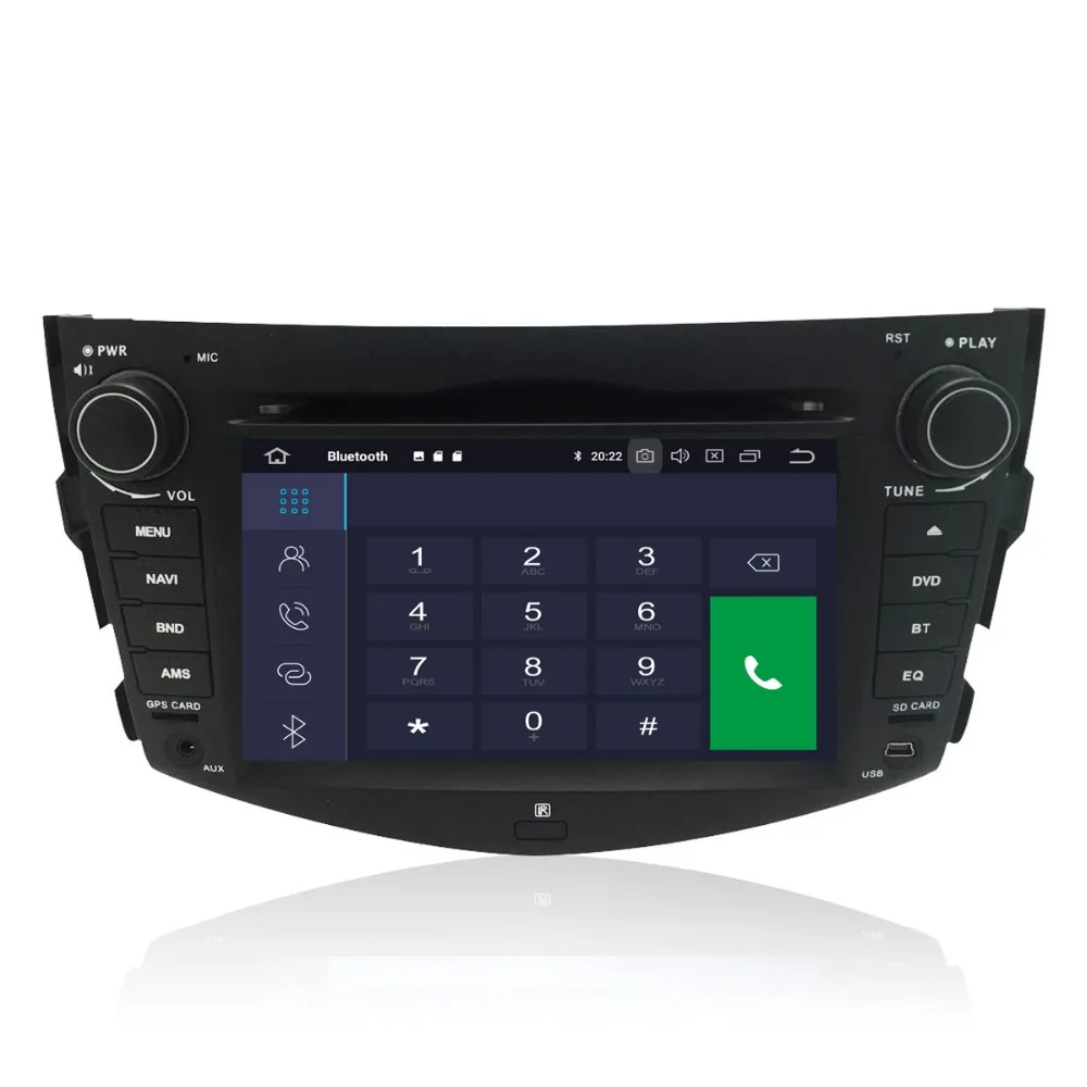 Aotsr Android 9.0 Avto, GPS navigacija za Avto DVD Predvajalnik Za Toyota RAV4 2006-2012 multimedijski avtoradio diktafon navigacija stereo
