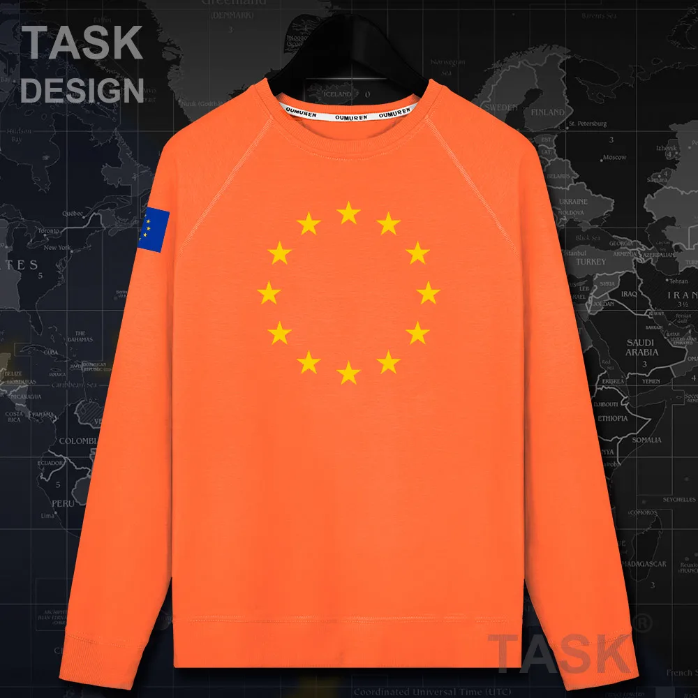 Evropske Unije, Združene v Raznolikosti EU EUR moški pulover s kapuco puloverji s kapuco moški majica hip hop oblačila trenirko ulične 20