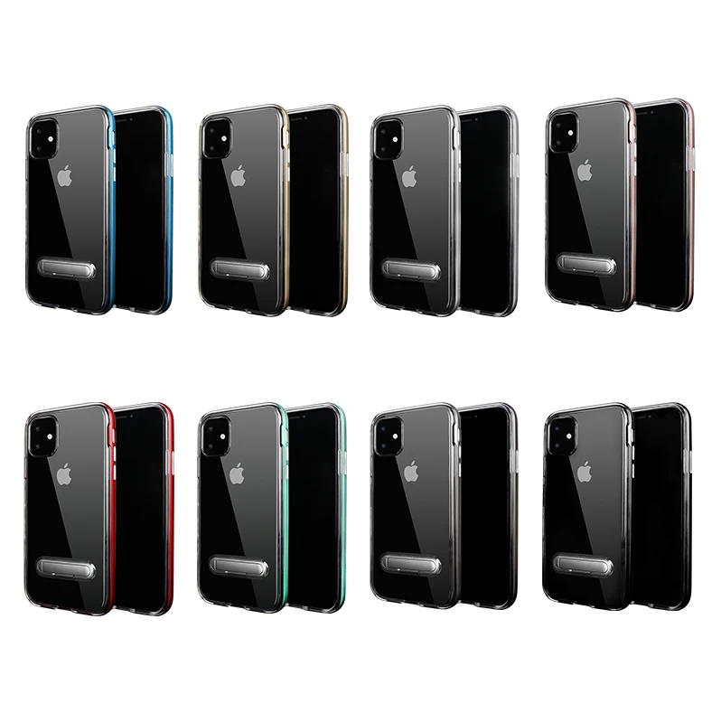Spigen SGP Kristalno Hibridni Jasno Tpu Primeru Telefon z RAČUNALNIKOM stojalo za iPhone SE 2020 12 Pro 11Pro Max 2019 X XS XR 8 7 6 6s plus