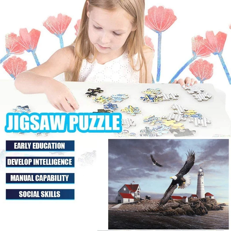 1000 Kos Sestavljanke Uganke za Odrasle, Otroci, Jigsaw lectual Izobraževalne Igre Težko in Izziv/Orel