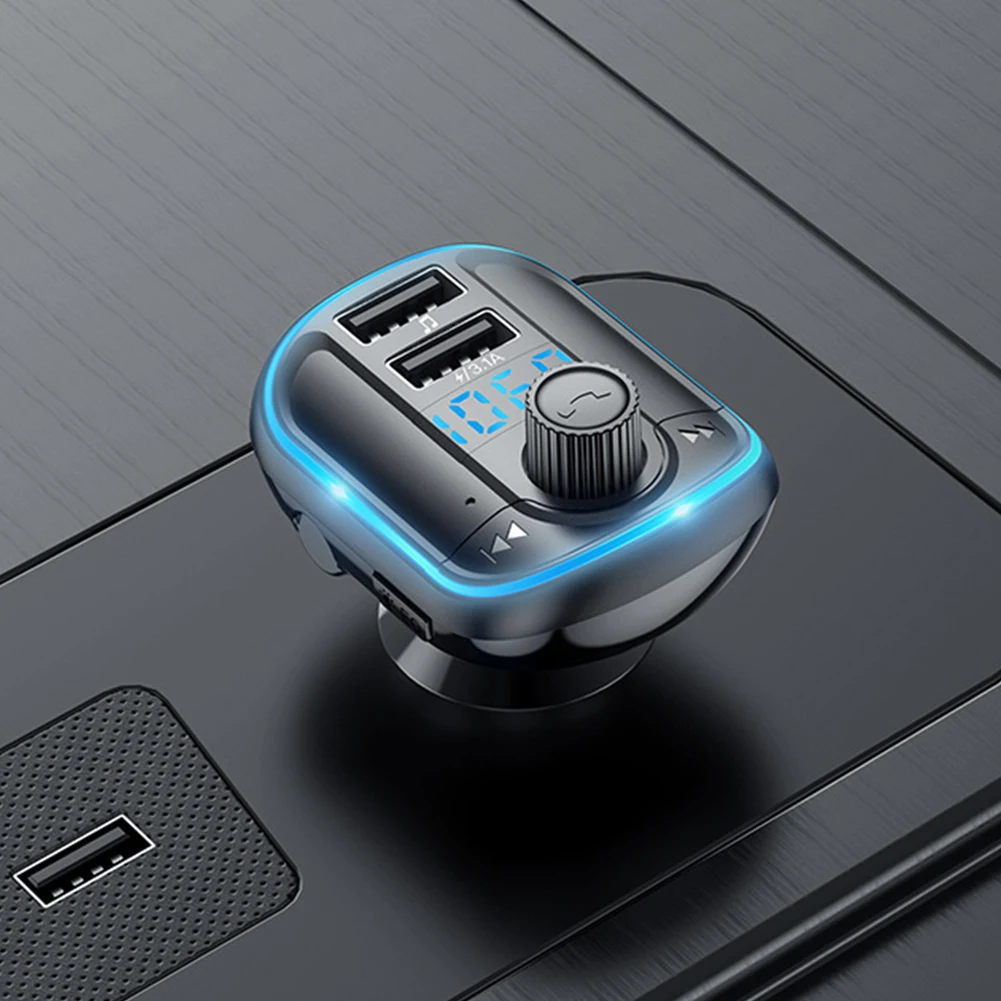 T829S Komplet Dvojni Polnilnik USB Bluetooth 5.0 FM Avdio Sprejemnik MP3 Predvajalnik, Brezžični Prostoročno Adapter Funkcija: