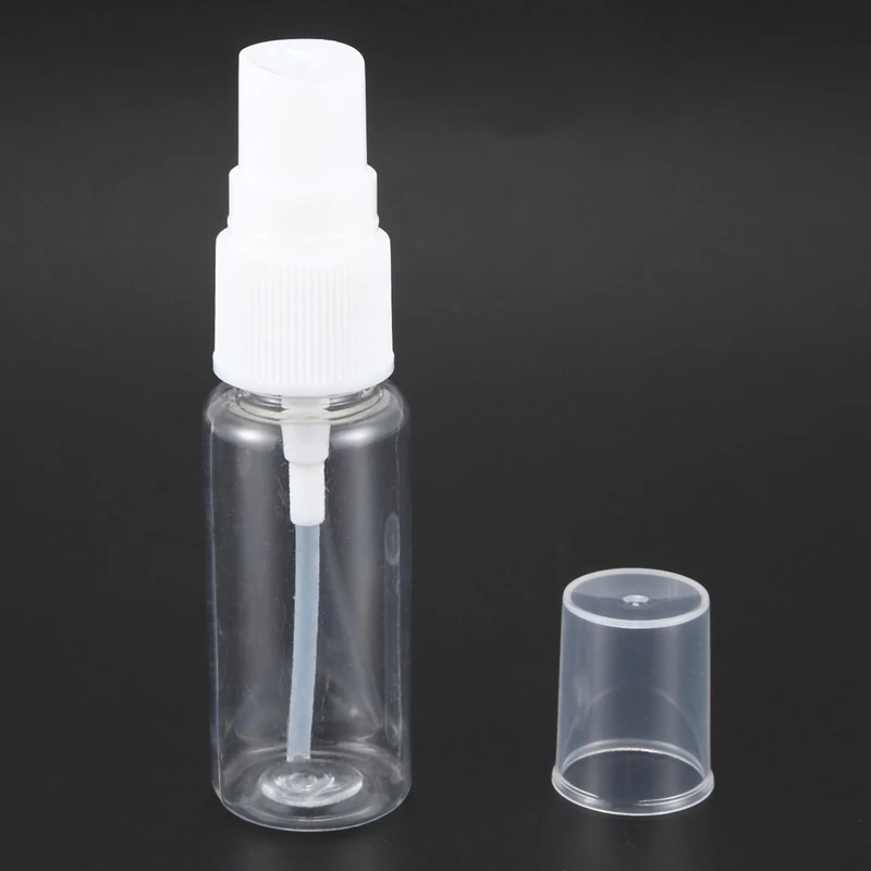 50-pack-gnome Prazno prozorne Plastike Fine Megle Spray Steklenice z Mikrovlaken Krpo, 20ml ponovno napolniti Posodo kot Nalašč za Cleani