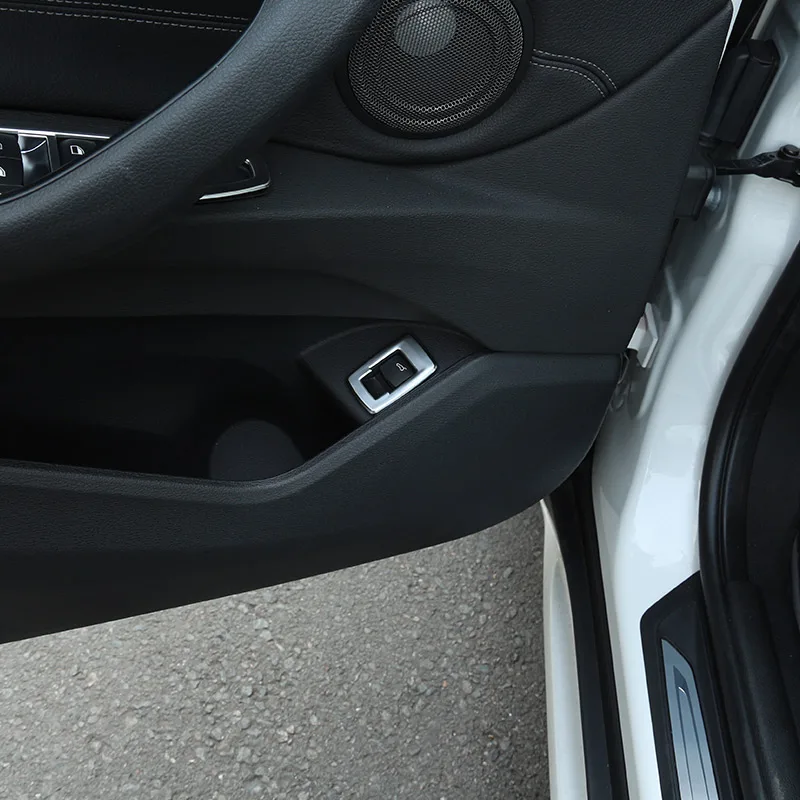 Za BMW X1 F48 2016-2019 ABS Mat Chrome Notranje zadeve Rep Vrata za Stikalo Okvir Gumb Kritje Avto, dodatna Oprema Za BMW X2 F47 2018 2019