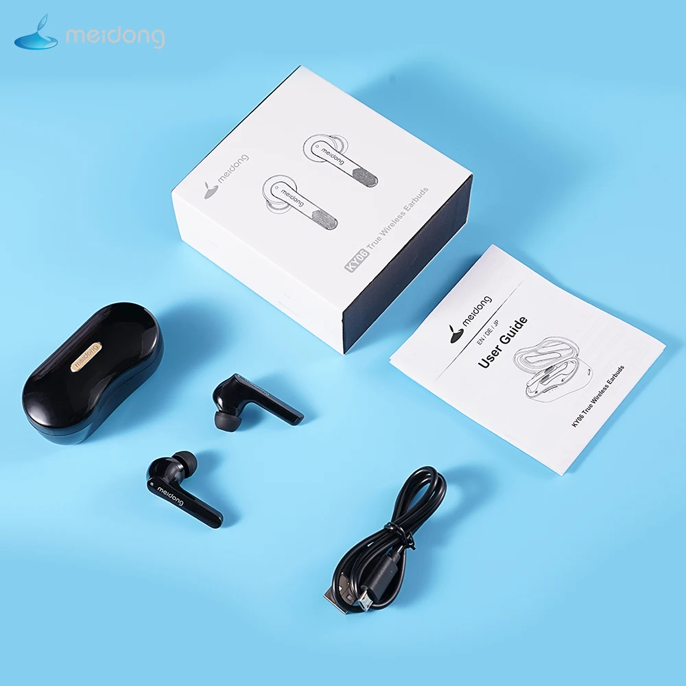 Meidong ky06 bluetooth slušalke brezžične slušalke TWS šport čepkov za Prostoročno uporabo 3D Stereo z mikrofonom, bluetooth 5.0 slušalke