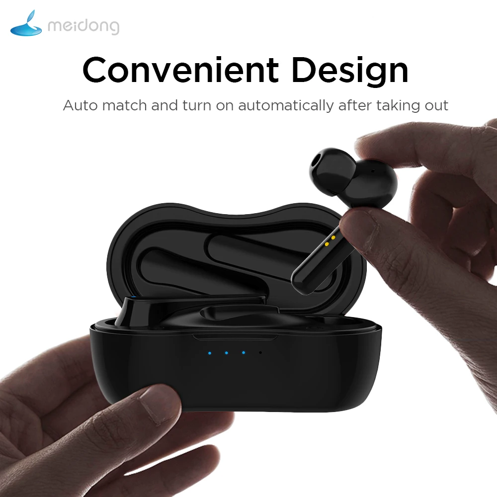 Meidong ky06 bluetooth slušalke brezžične slušalke TWS šport čepkov za Prostoročno uporabo 3D Stereo z mikrofonom, bluetooth 5.0 slušalke