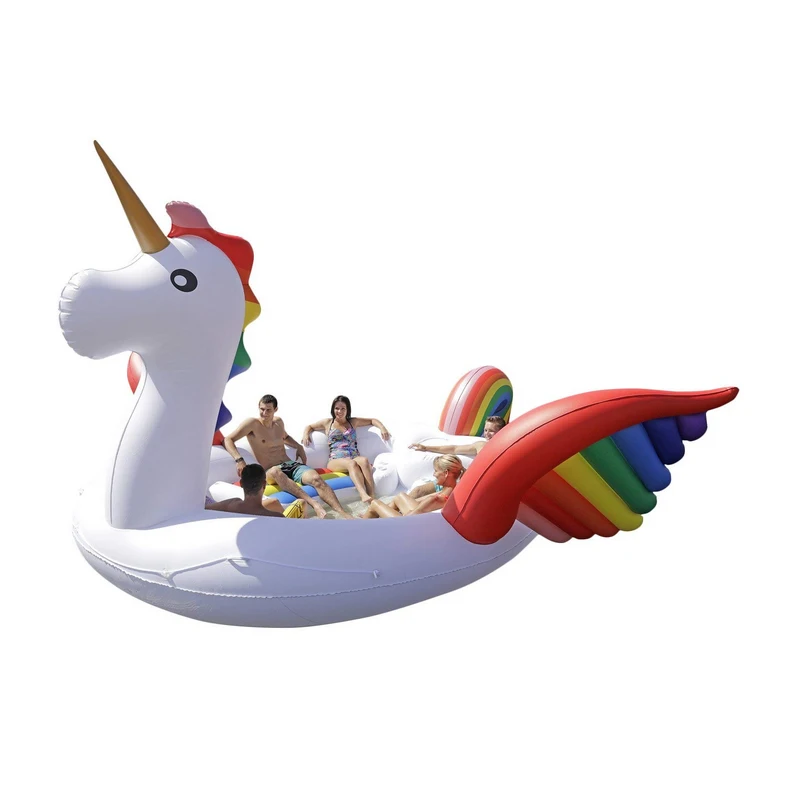 Veliko Samorog Bazen Float Velikan Napihljivi Unicorns Bazen Za Pool Party