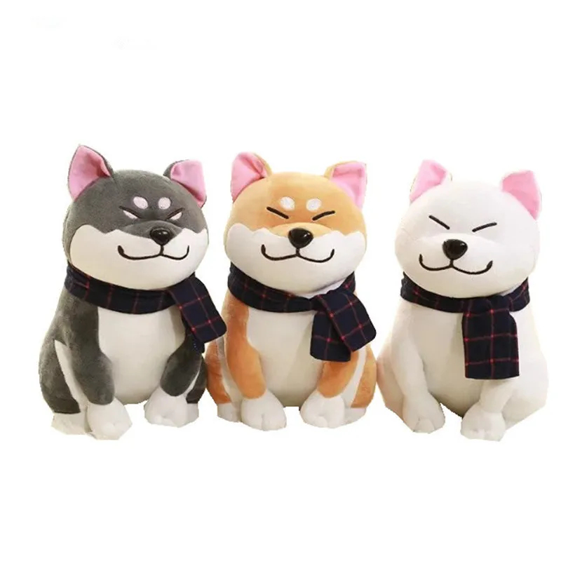 25 cm Šal Shiba Inu Pes Plišastih Igrač Japonski Lutka Doge Pes Polnjene Živali Igrače Otrok Darilo