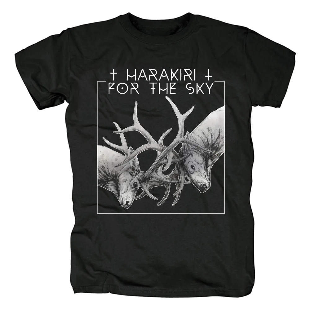 Bombaž Harakiri za nebo Aokigahara / III Travme album Atmosferski Black Metal black t-shirt Evropske Velikost