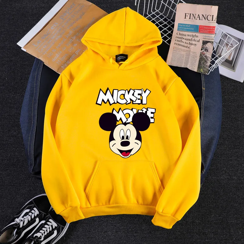 Disney Mickey Miške Minnie pulover s kapuco jopica ženska risanka dolgo sleeved nekaj divjih svoboden moda ulica hoodie toplo oblačila