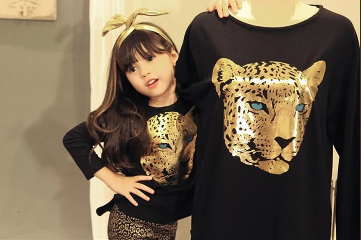 Otroci Oblačila Dekle, Oblačila za Otroke Določa Moda Bombaž Plašč, Hlače Leopard oblačila