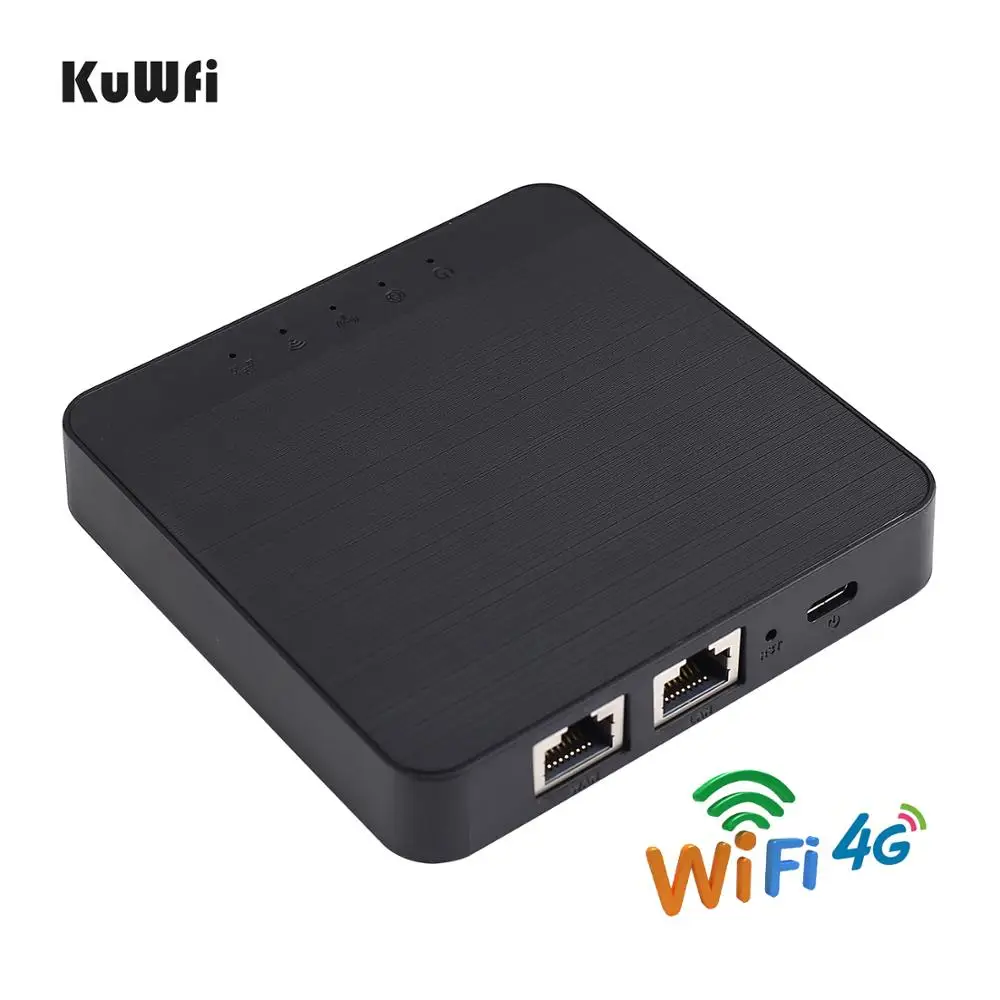 KuWFi 4G Žep Wifi Usmerjevalnik 150Mbps Mobile Power Bank Wireless AP Usmerjevalniki Odklenjena 4G Mobilne KARTICE Usmerjevalnik Podpira 25 Wifi Uporabnikov