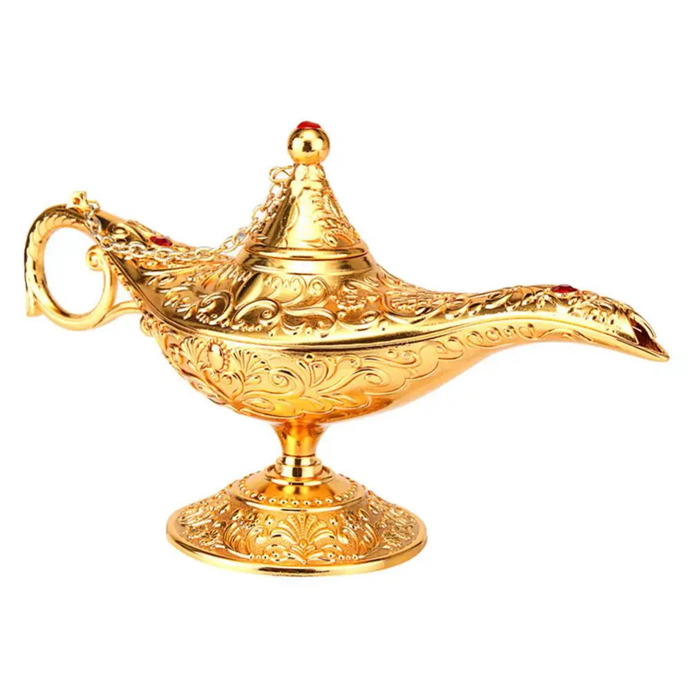 Tradicionalni Votlih Iz Pravljice Aladdin Čarobno Svetilko, Ki Želijo Čaj Pot Duh, Lučka Vintage Retro Igrača Za Dom Dekor Okraski