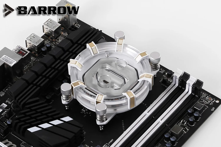 Barrow LTYKBA-ARK za AM4 / AM3 LRC RGB v2 Aurora Limited Edition CPU hladilnik 0,4 MM mikro hladilnik vode za hlajenje rezervoar