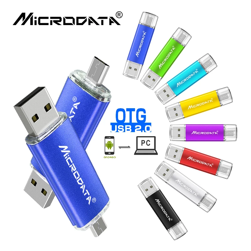 Resnična USB 2.0 OTG Pen Drive High Speed USB Flash Disk 8GB 16gb 32gb 64gb 128GB Memory stick pero za telefon Android tablet