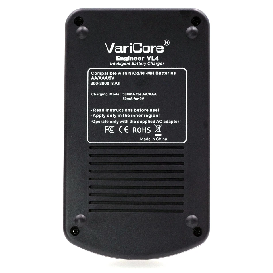 VariCore U4 V10 V20i V40 VL4 polnilna 1,2 V AA / AAA Ni-MH 9V polnilec za baterije 18650 26650 21700 18500 3,7 V litijeve baterije
