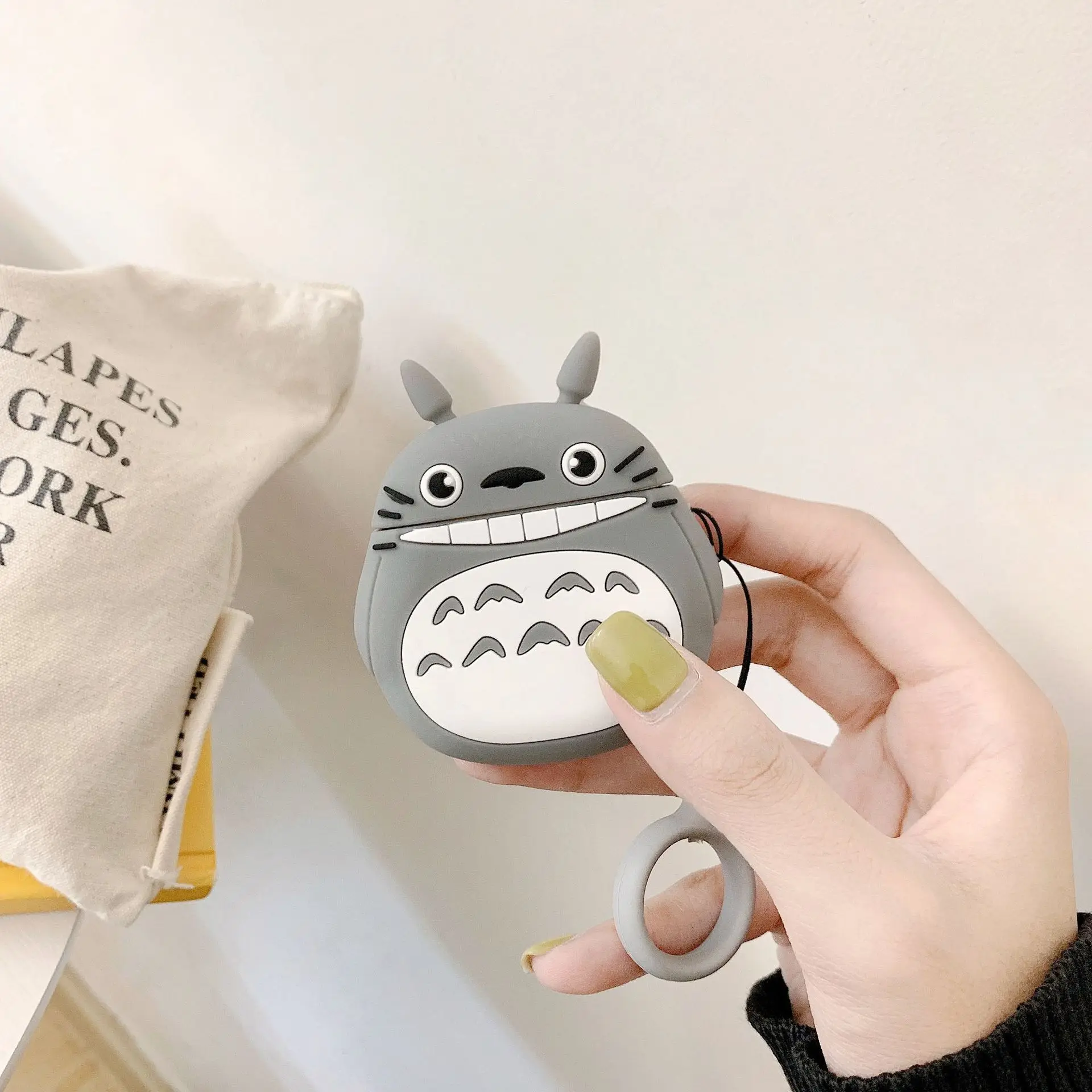 Novo 2021 Ustvarjalno, srčkan Moj Sosed Totoro brezžične bluetooth slušalke zaščitna torbica za airPods1 2 3 slušalke pribor