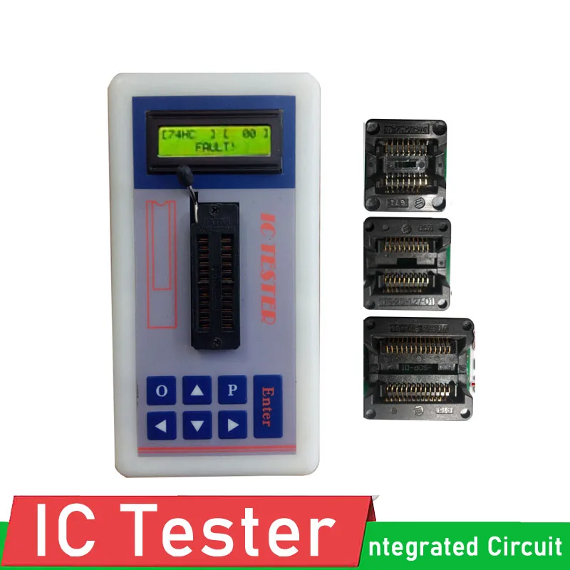 IC Tester Tranzistor Tester Odkrivanje ntegrated Vezja IC Tester Meter SOP test vtičnico MOS PNP 74ch 74ls HEF400 4500 Ojačevalnik