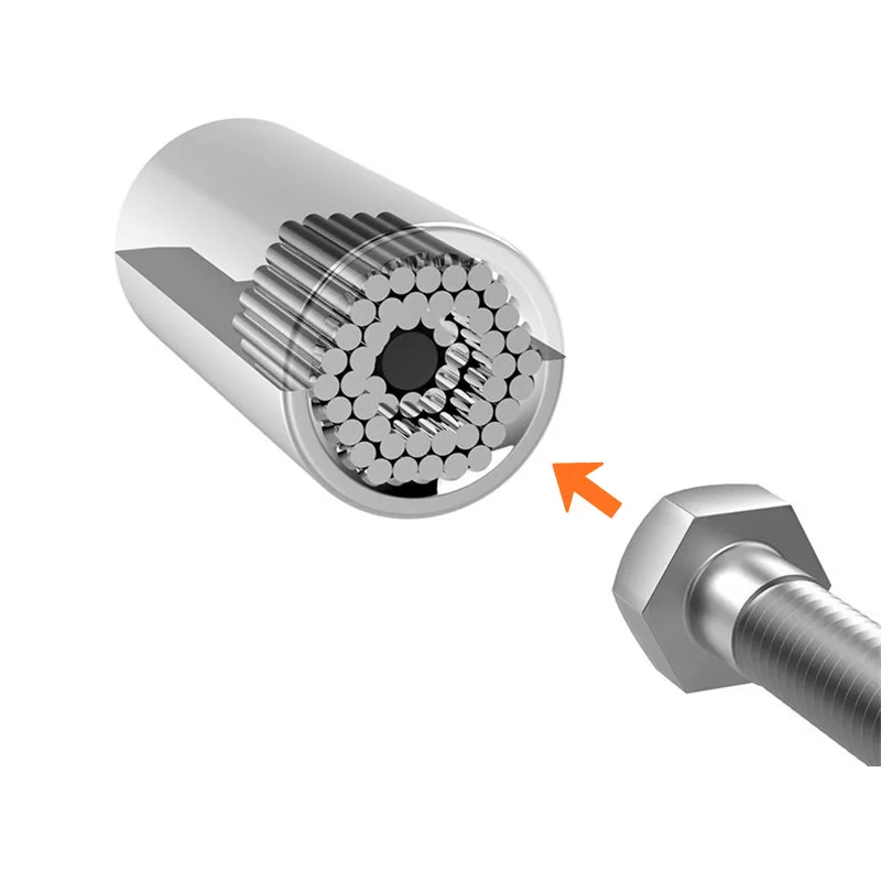 1PCS 7~19 mm Navor multi-funkcijo univerzalne klešče za čarobno socket set za izdelavo ključa