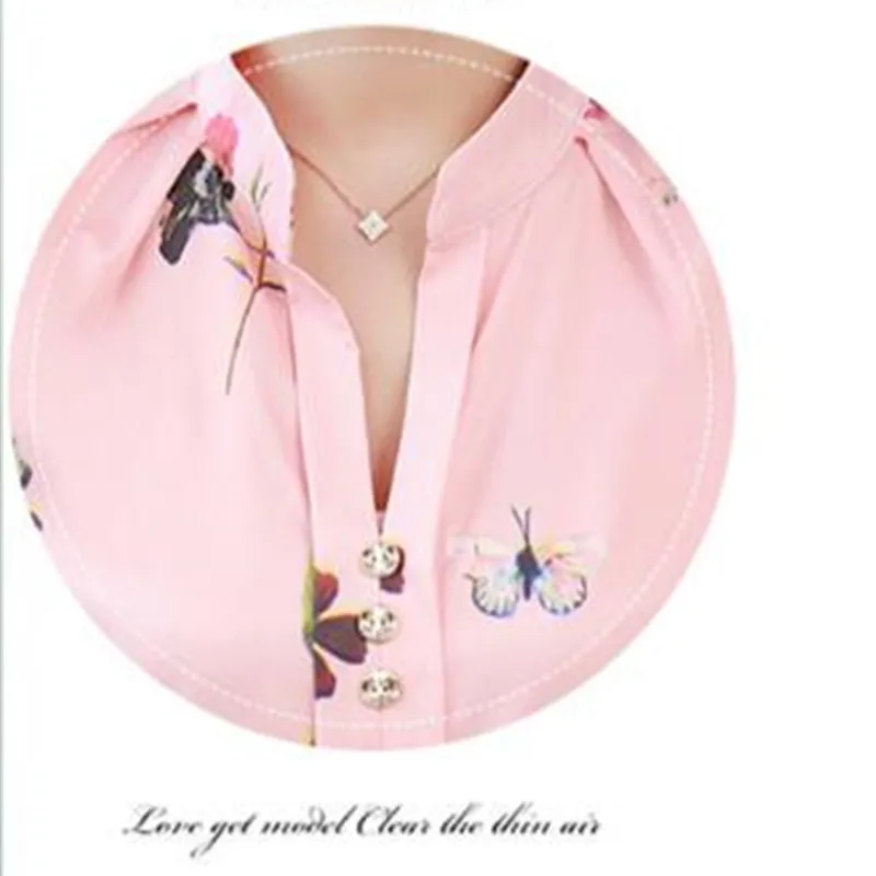 Šifon Bluzo Žensk Jeseni Plus Velikost Urad Majica Priložnostne Vrhovi Roza Blusas Mujer De Moda 2020 Prevelik River Študent