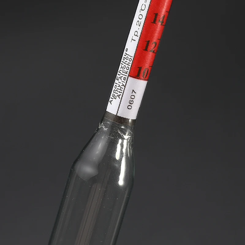 1PC Alcoholmeter Alkohola Meter 0-100 Termometer za Vino Koncentracija Meter Vodka, Viski Hydrometer Tester Letnik Orodja