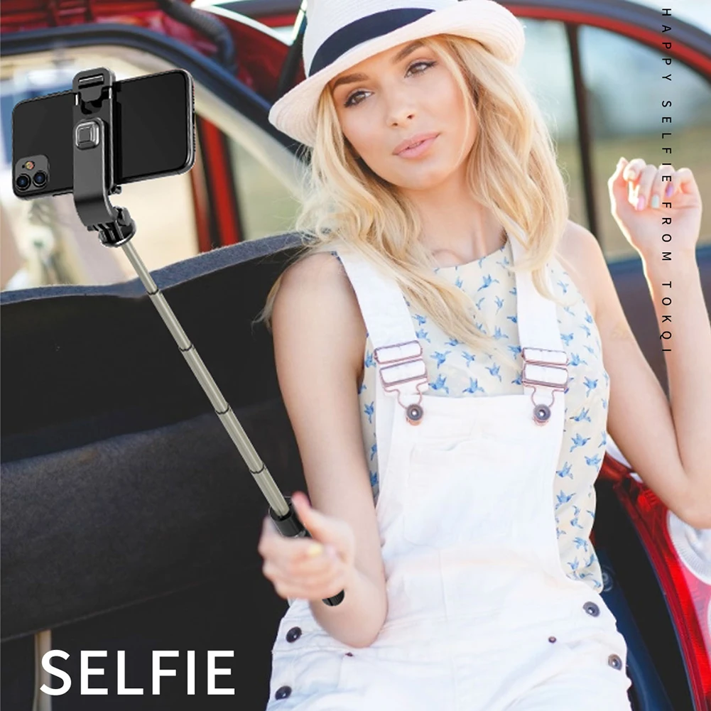 L03 Bluetooth Ročni Selfie Palico Zložljive Daljinskim sprožilcem Brezžični Razširljiv Mobilno Stojalo za Telefon Športne delovanje Fotoaparata