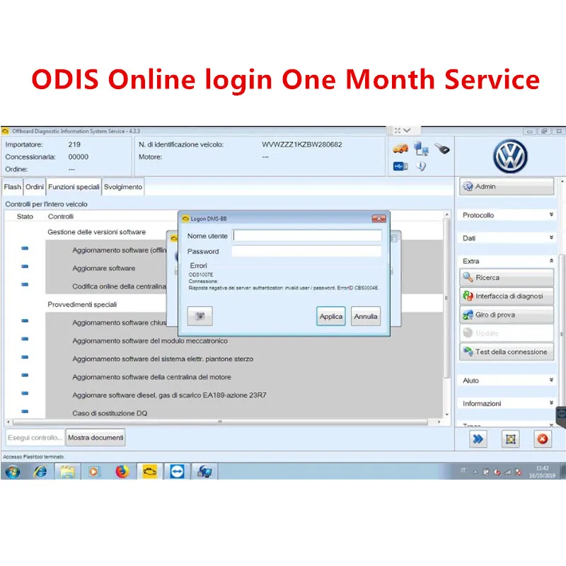 ODIS Online Kodiranje Račun Prijava za Audi Programske opreme za VW 4.3.3 Namestitev za VAS Diagnostični Vmesnik VAS5054A 4.4.1 VAS6154