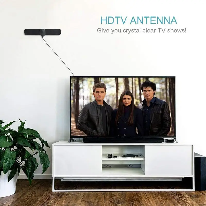 1080P HD Zaprtih Univerzalni TV Antena DVB-T2 ATSC 25 Milj Digitalni Antenski Ojačevalnik
