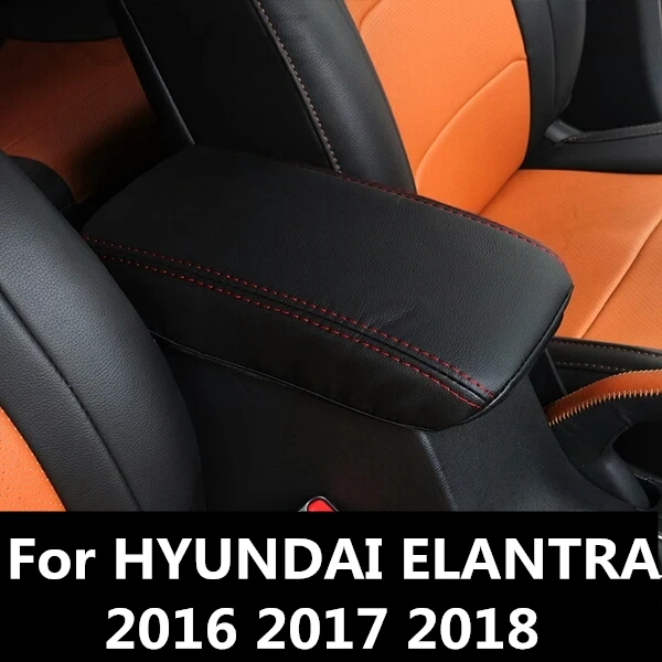 Za hyundai Elantra 2016 2017 2018 avto centralne posodo armrest polje PU Usnje auto avto-styling vsebine polje držalo za pribor