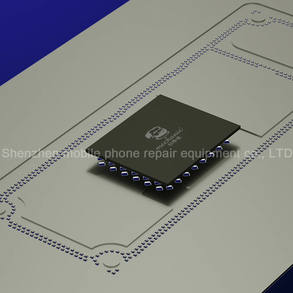 MEHANIK 4D neprepustne Tin Jekla Očesa BGA Reballing Matrica Predlogo Za iPhone X/XS MAX/11/11PRO matične plošče Popravilo Platformo