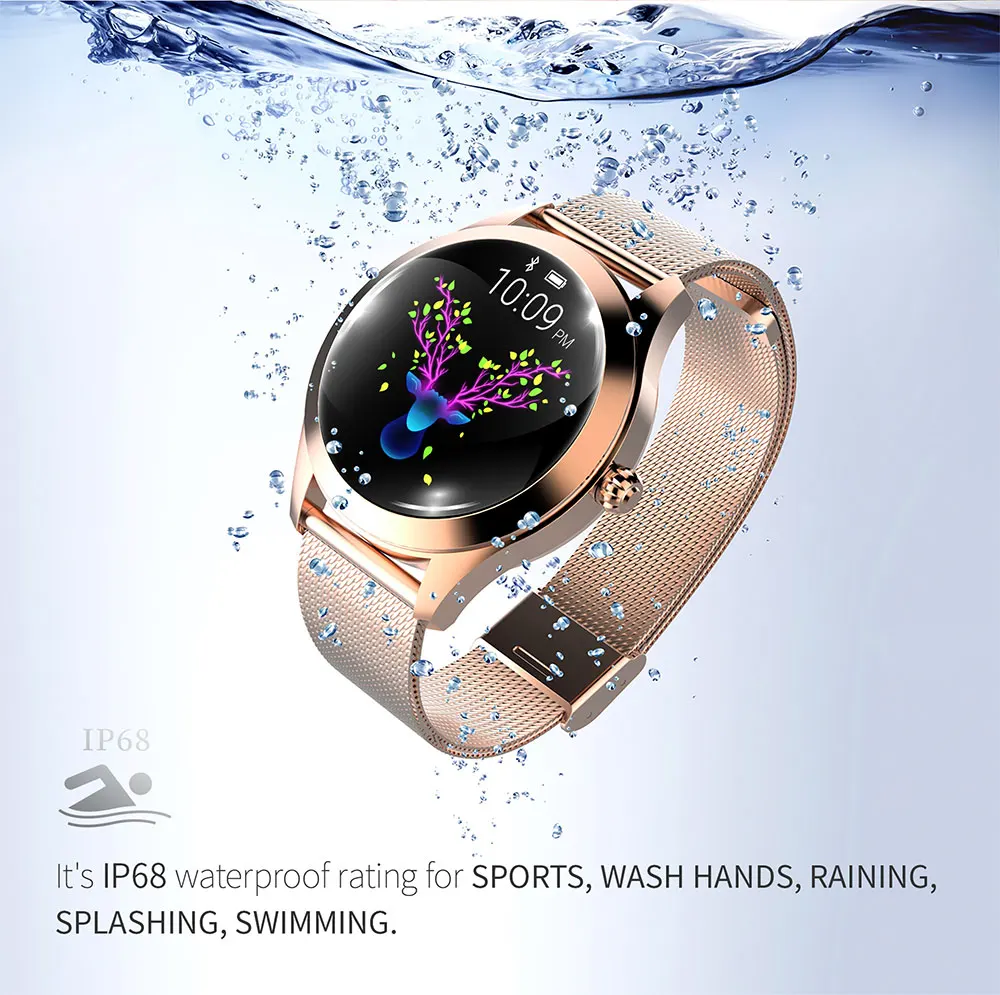 696 modni pas KW10 Ženske Smart Manšeta passometer športni Pas Bluetooth Srčnega utripa Fitnes Tracker Smartwatch pk m