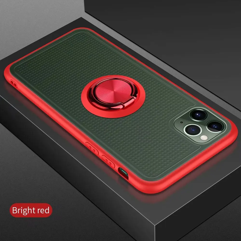 Stojalo Držalo Magnetno Tesnilo Primeru Telefon Za iphone 11 Pro Max Jasno Shockproof Primeru Za iPhone 6 6S 7 8 Plus X XR XS MAX