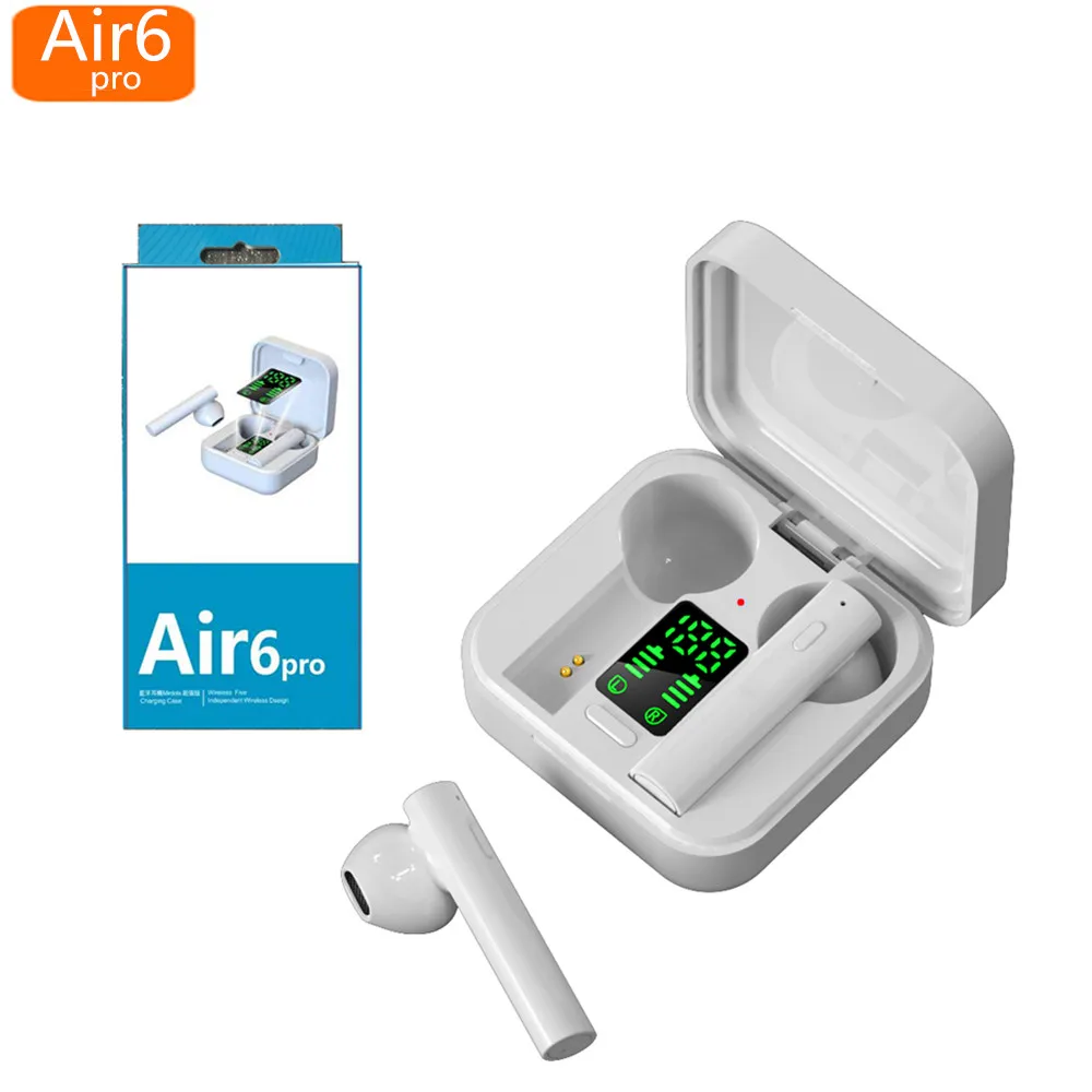 Original Air6 pro TWS Brezžični Čepkov LED Zaslon Slušalke Bluetooth Brezžične Slušalke Za Xiaomi Redmi PK Zraka 2 SE Airdots